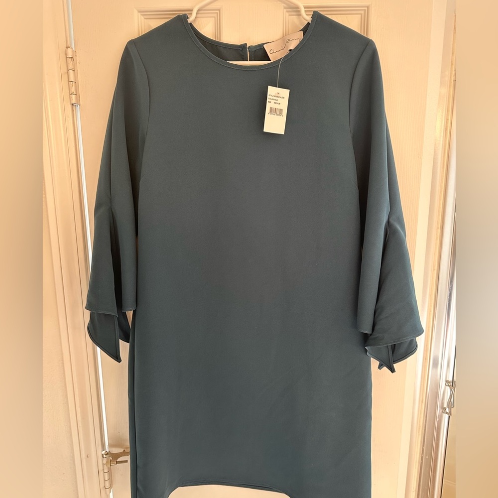 Charles Henry long sleeve dress